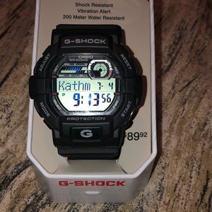 Casio G shock, shock, resistant watch.200 meter water resistant